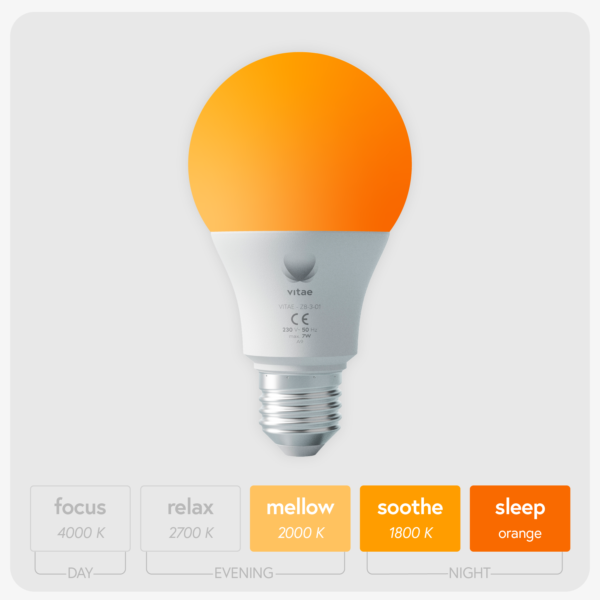 vitae lightbulb 3in1 E27